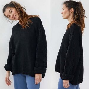 THE KNOTTY ONES Nida Chunky Knit Cotton Sweater